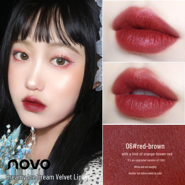 Velvet Matte Moisturizing Lip Glaze: Daily Nude, Pink, & True Red Shades