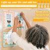 Clear Push Pins with Plastic Head & Steel Point, Thumb Tacks for Bulletin Cork Board, Wall Hanging, Photos, Home Office & Craft Projects