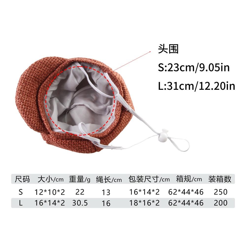 Pet Beret Dress Up, Gentleman Dog Cap Pet Hat Headgear Cat Dress Up Beret