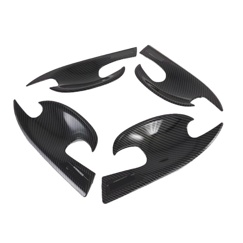 For Mazda 3 Axela -2024 ABS Carbon Fiber Door Handle Cover Bowl Trim Exterior Decoration Frame Accessories