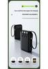 KC Solar Power Bank, 20000mAh, Compact, with 4 Built-in Cables - Ideal Gift for Mobile Charging