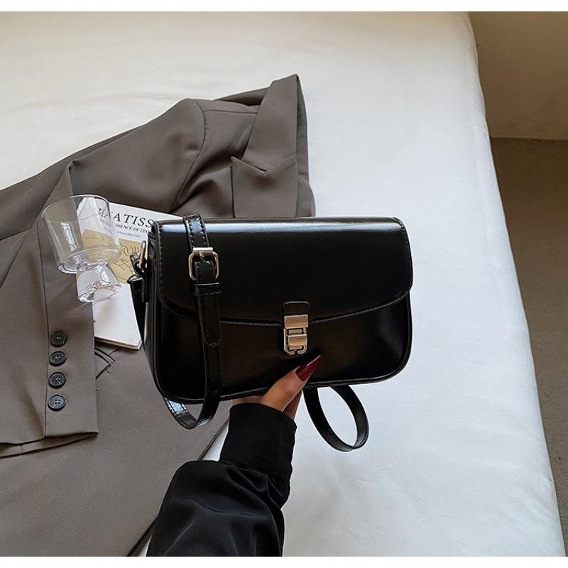 Fashion Versatile Small Square Bag Spring New High-end Simple Casual Shoulder Bag Trendy Messenger Bag