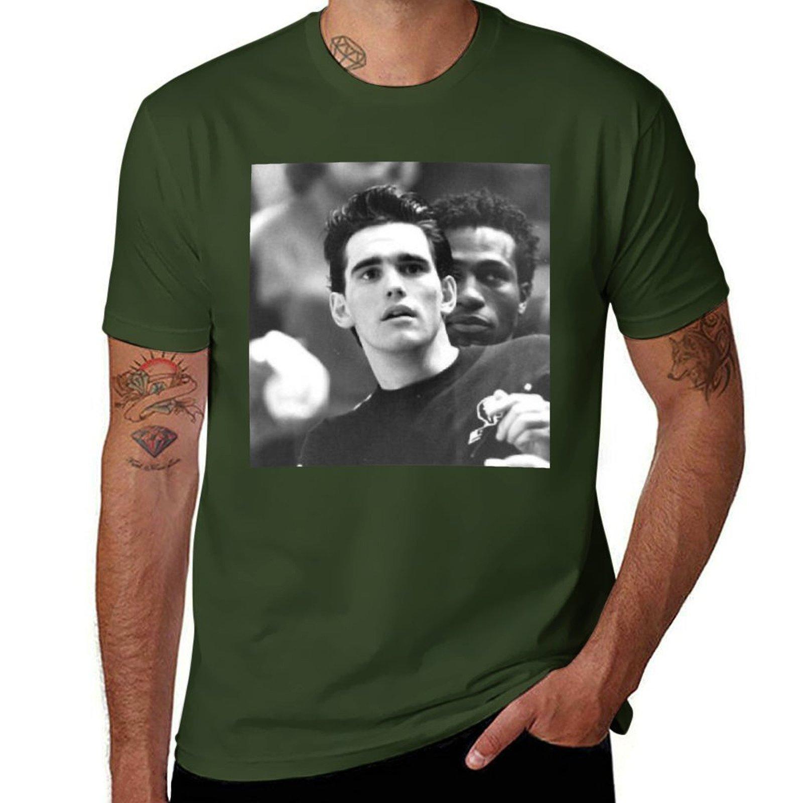 

Matt Dillon Tshirt blanks summer top summer tops boys whites Tshirt men 4XL