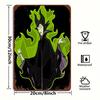 Maleficent & Aurora Themed Iron Wall Art - 8x12 Inch Vintage Metal Sign, Perfect for Home Decor, Bar, Office, or Gift for Birthd
