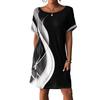 Women's Dresses T-Shirt Dresses With Pockets Solid Color Casual Beach Dresses