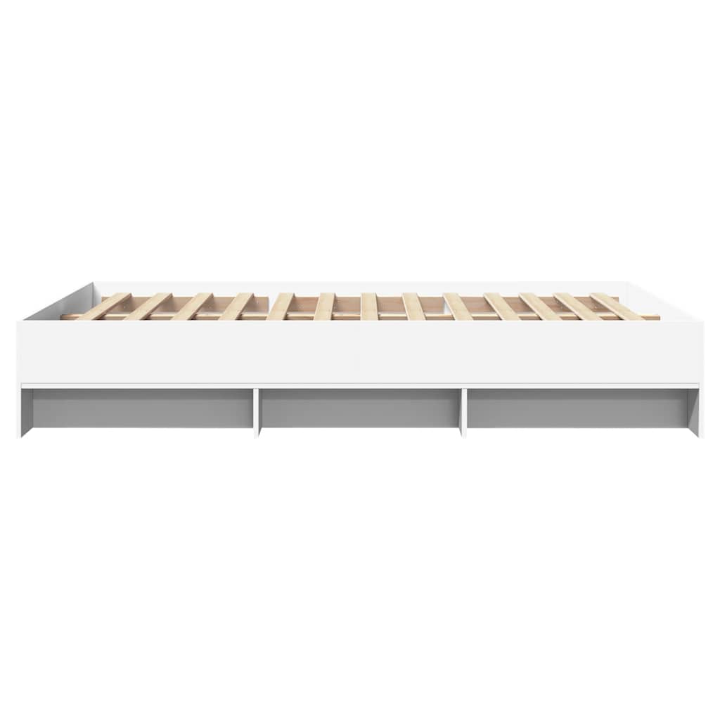 Bed Frame White 120x200 cm Particleboard