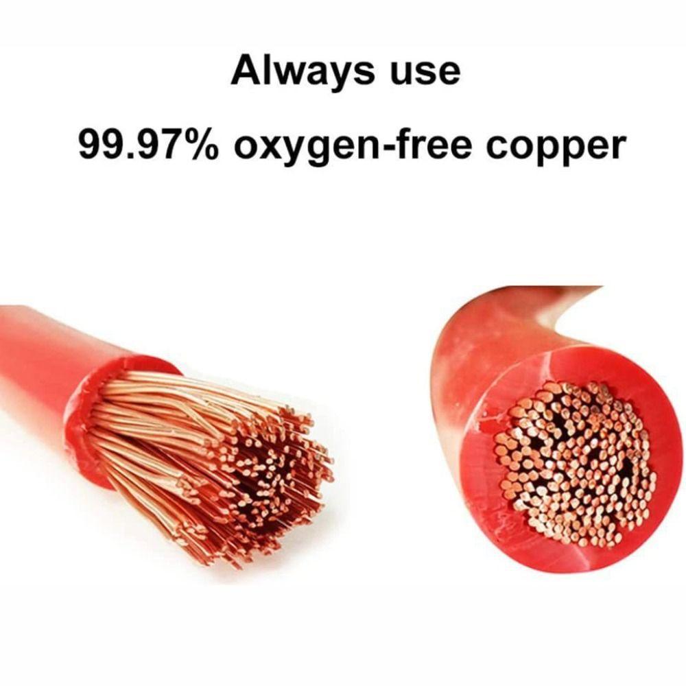 With SC Terminals Battery Connection Cable 5AWG Car Inverter Wire New Stranded Copper Cord