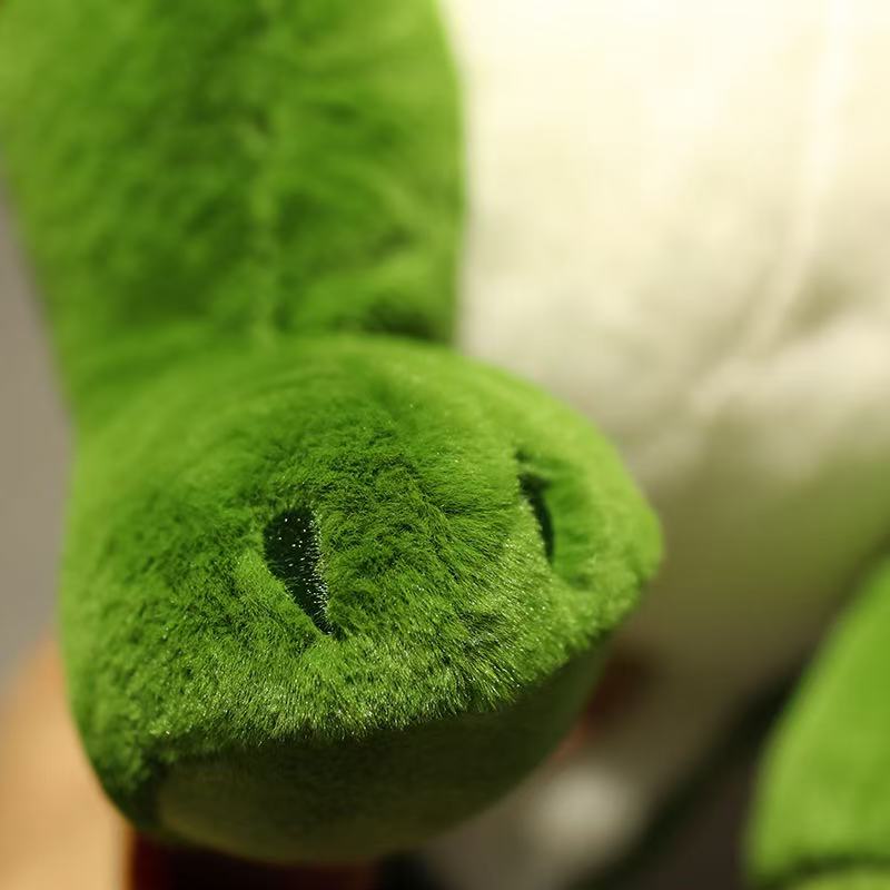 35cm Green Dinosaur Doll Simulation Plush Toy Handmade Doll Cartoon Anime Cute Pillow Cushion Home Decoration Children's Birt