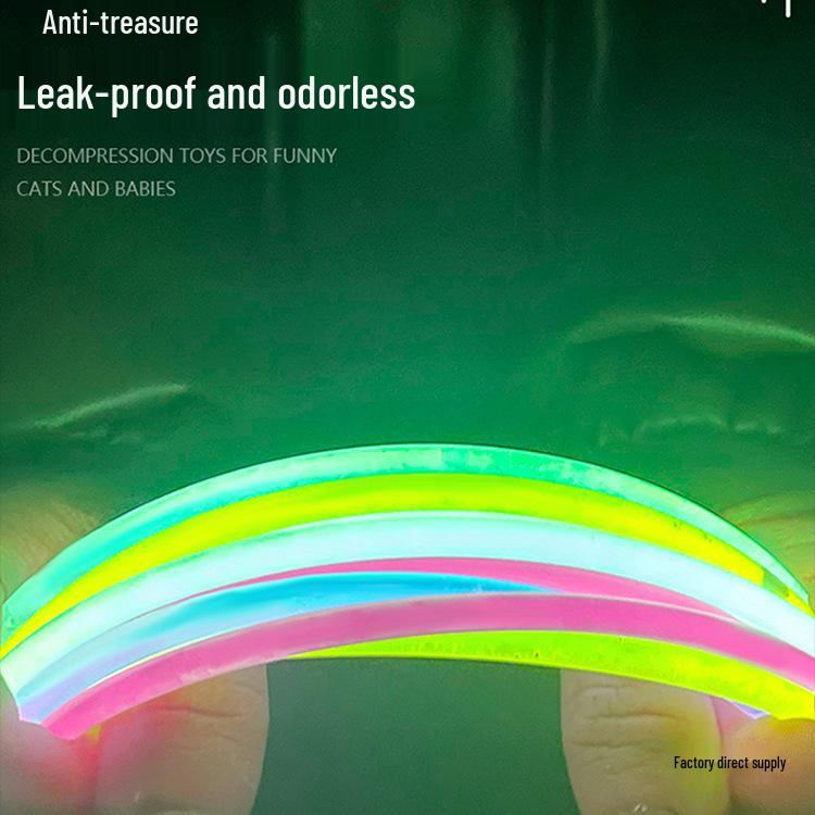 Colorful Rotating Glow Stick & Lollipop Light-Up Bracelet for Kids