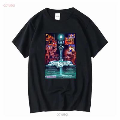 Soul Calibur Vintage Retro Promo Crewneck T Shirt Long or Short Sleeves Vintage Washed Graphic Designer Clothes Versatile