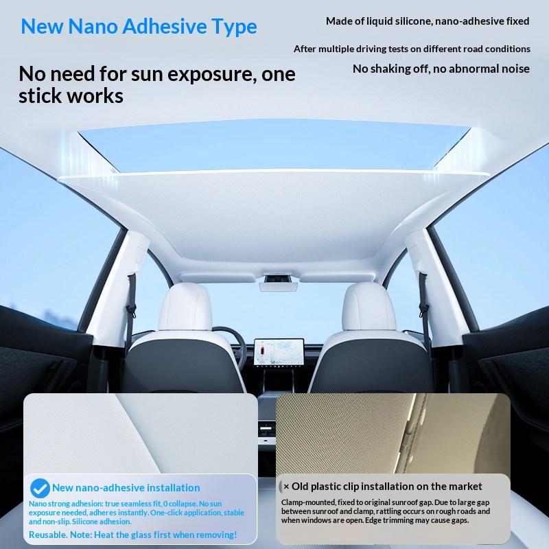 For XPeng G6 XiaoPeng G6 G9 G7 P7i MONA M03 Car Sunroof Sunshade P5 Roof Sun Visor UV Protection Car