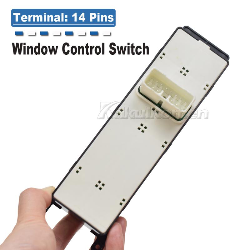 New 93570-1G200 935701G200 Front Left Driver Door Window Master Switch Glass Lifter Button For KIA RIO 2 JB 2007 2008 2009