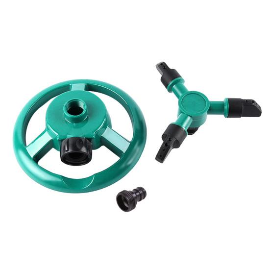 Water Sprinkler with 2 Spray Modes High Pressure Wide Range Coverage Easy To Install 360 Degree Rotating Lawn Sprinkler