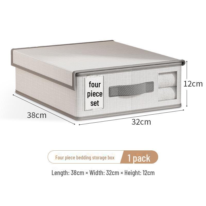 Oxford Cloth Bed Sheet and Clothing Storage Box Set