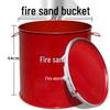 Heightened Fire Sand Bucket with Lid