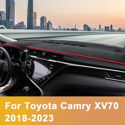 For Toyota Camry XV70 70 2018 Car Dashboard Cover Avoid Light Pads Sun Shade Mats Anti-UV Case Carpets