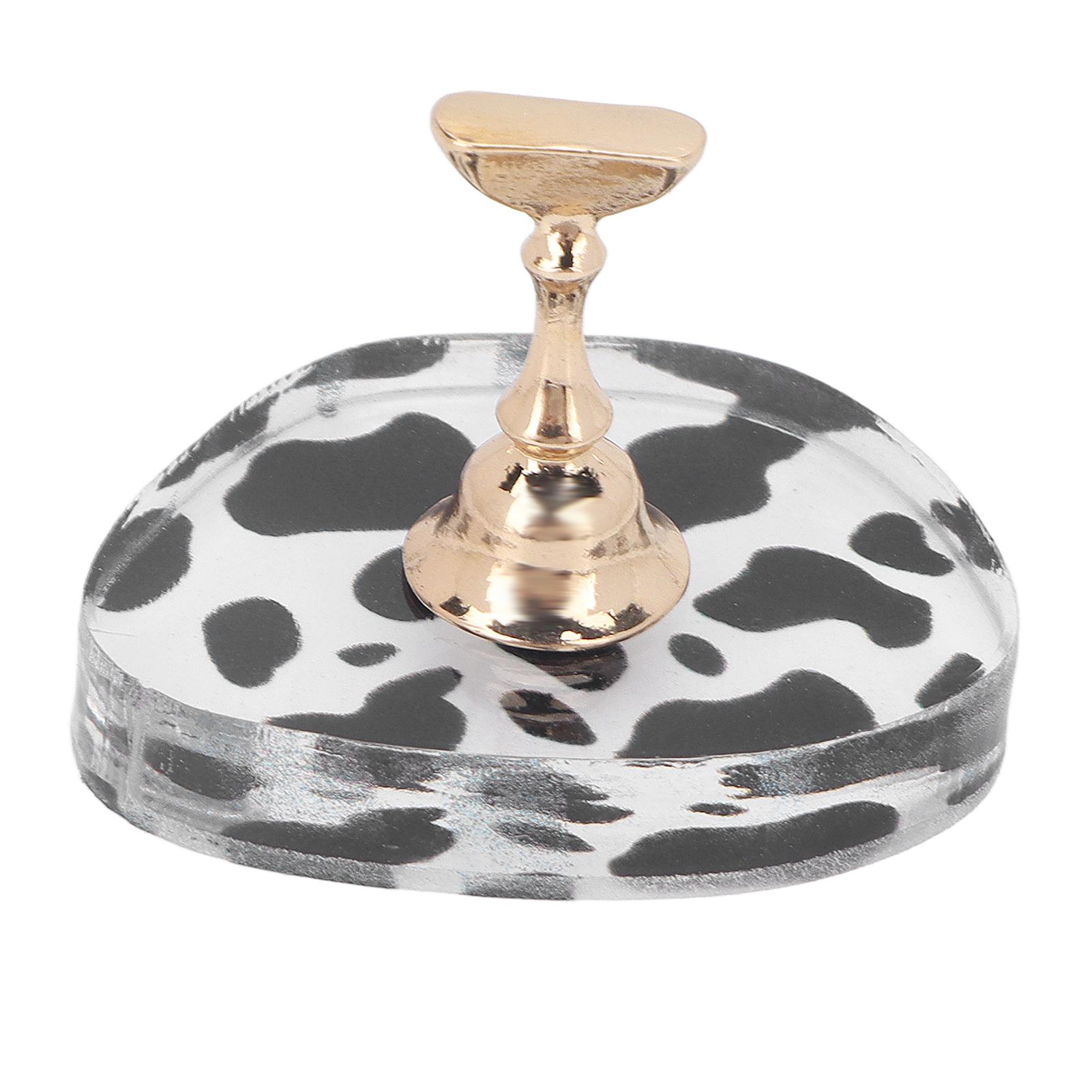 Acrylic Nail Display Stand Magnetic Round Bottom Nail Tip Practice Holder for Nail Art Learning Beginners Salon Artists