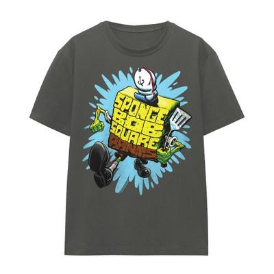 SpongeBob SquarePants Unisex Adult Letter T-Shirt