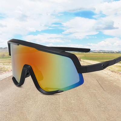 Nuovi Occhiali da Sole da Ciclismo Stilosi Montatura Grande Occhiali da Sole Colorati Occhiali Sportivi da Bicicletta per Esterno Occhiali Protettivi 9318