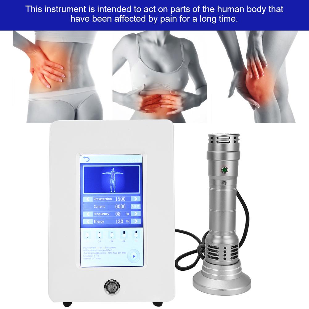 ED Shock Waves Treatments Machine Pain Relief Shockwave Physiotherapy Instrument Tungsten GoldEU
