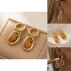 Stylish Gold Plated Heart Earrings Perfect For Street Photography