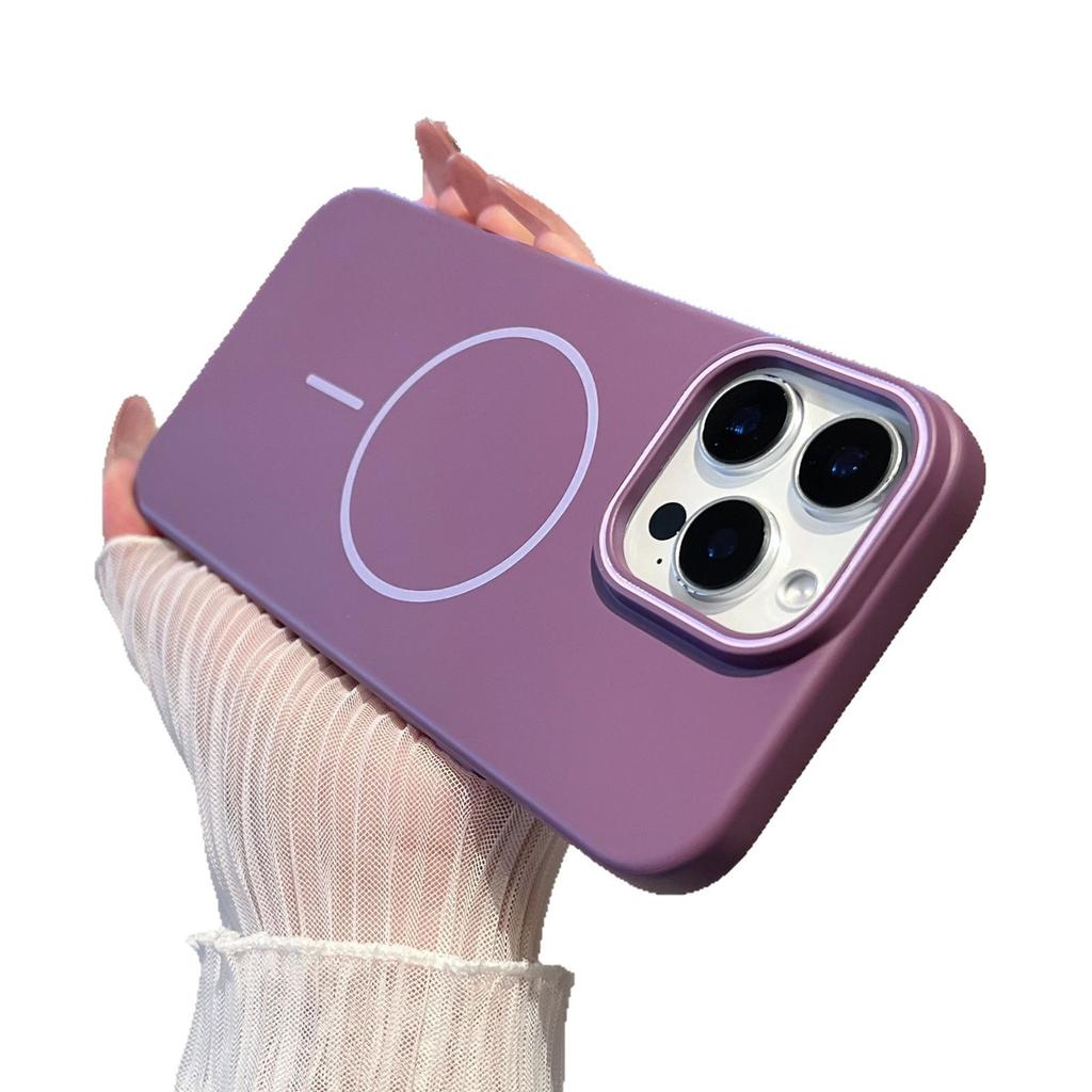Ultra-thin Solid Color Magnetic Charging Is Suitable for Iphone11promax Mobile Phone Case, the New All-inclusive Apple 11pro.