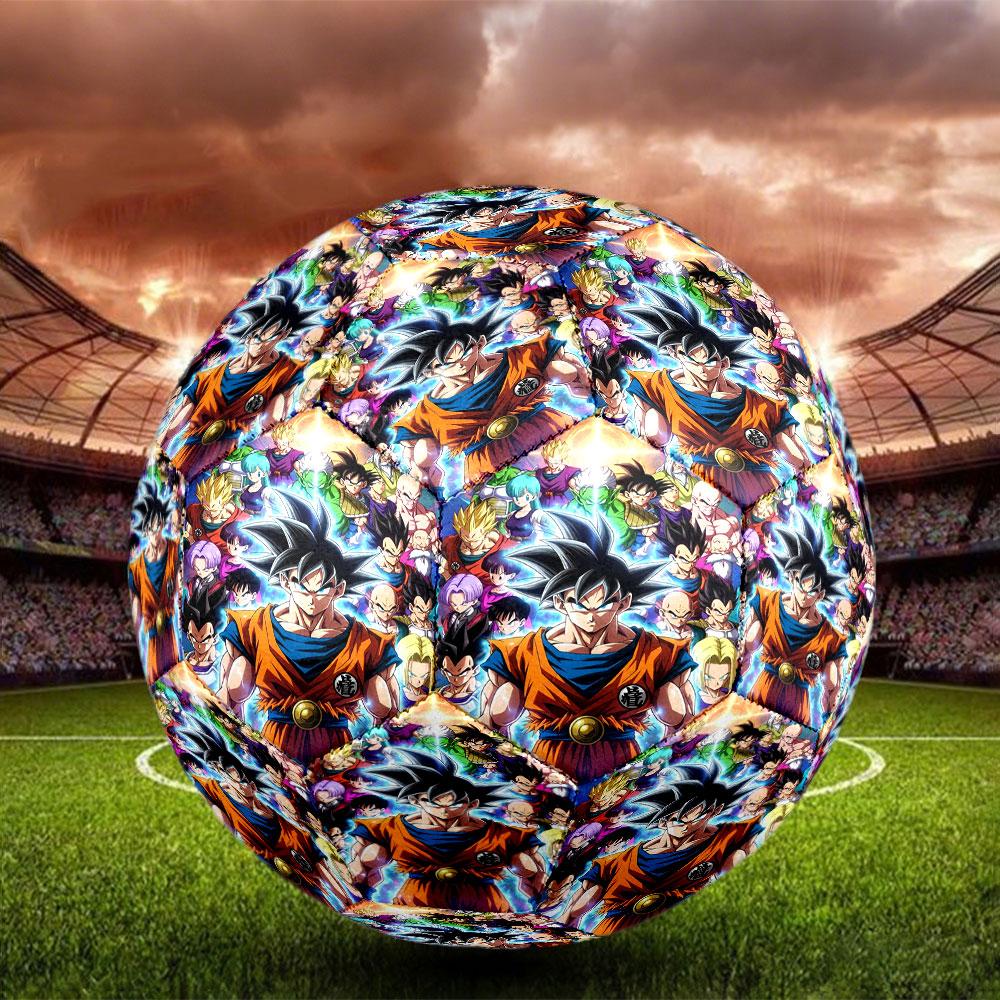 DRAGON BALL Print Size 5 Soccer Ball, Standard Match Football for Sports Game and Team Practice, Ideal Gift for Soccer Fans
