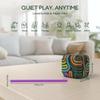 Sensory Fidget Toys for Kids Adults Silicone Activity Cube with 15 Colorful Strings Travel Stress Relief Toys Christmas Gift