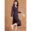 Women's Elegant Hollow-Out Long Sleeve Dress & Blazer Set