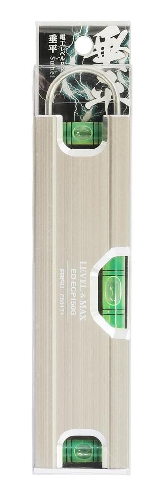 Ebisu Electrician Level PRO Vertical Green ED-ECP150G