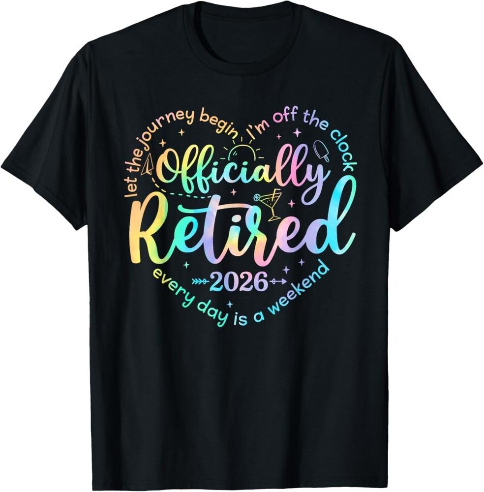 Retro Officially Retired 2026 Heart Funny Retirement Women  unisex TShirt Unisex T-Shirt XXXXL