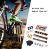 Portable Bicycle Flat Tire Repair Kit - Quick-Dry Rubber Patches, Glue Set for MTB & Road Bike Inner Tubes