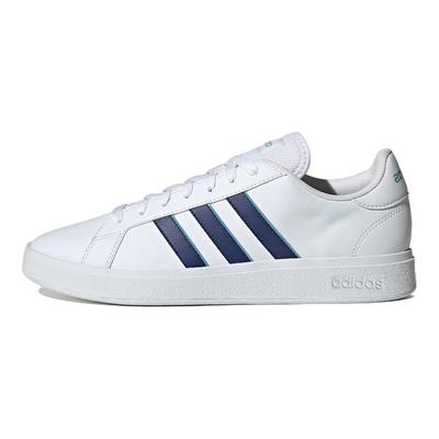 Neo Grand Court Low Top Skate Shoes Men Sneakers White Blue HP2578