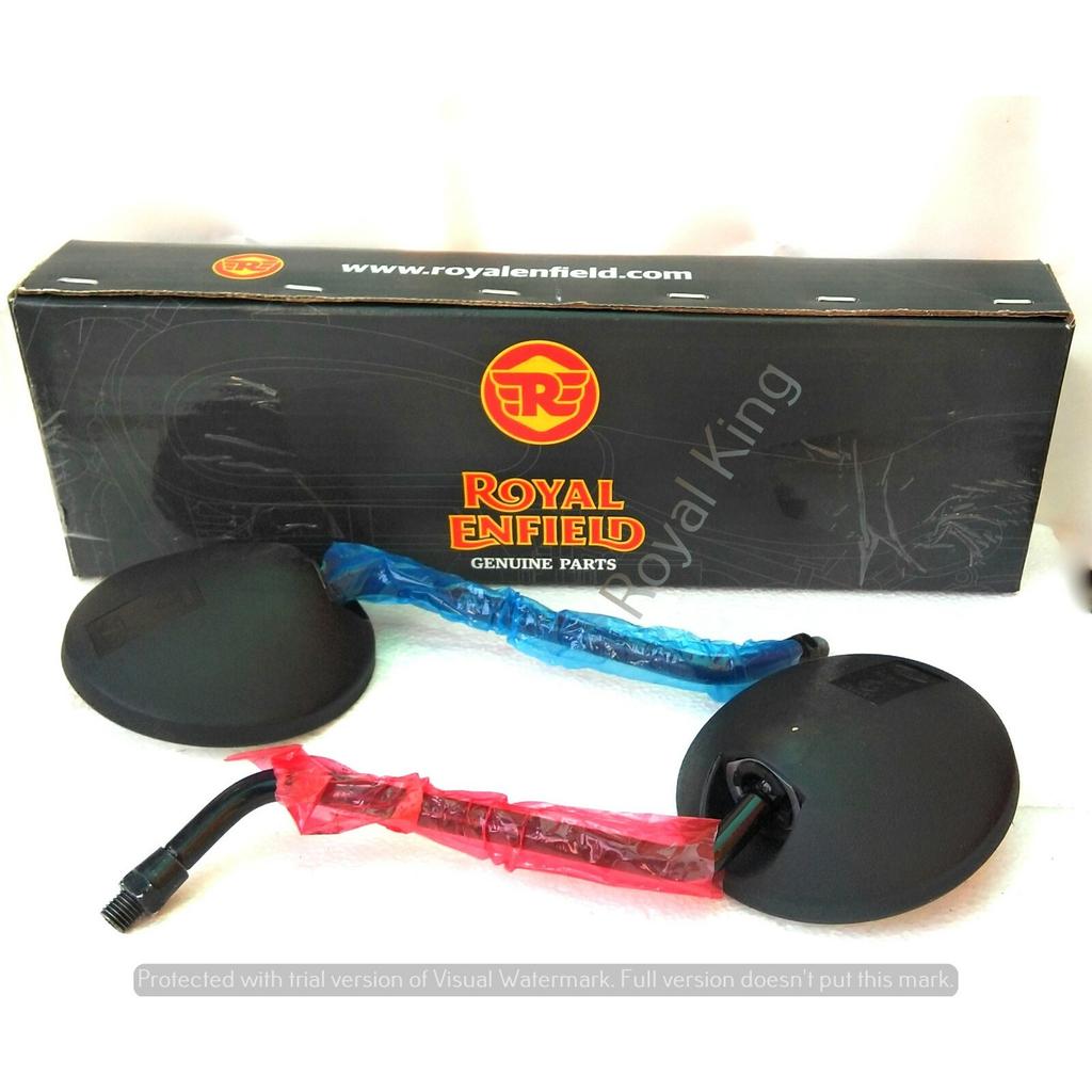 Royal Enfield Bullet 350Cc & 500Cc "Side Rear View Mirror" Black #597117