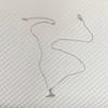 Dolphin Mermaid Tail Pendant Necklace - Simple Korean Style Couples' Accessory