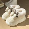 Women's Home Bootie Furry Slippers Warm Cozy Snow Boots with Fuzzy Plush Lined for Women Winter Non Slip House Shoes for Indoor Outdoor Short Boots
