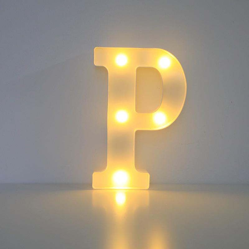 Romantic Letter & Number Lamp - Birthday Proposal Surprise Scene Decoration