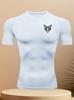 Tights T-shirt Men's Fitness Short Sleeves, High Elastic Training Clothes, Elastic Quick-drying Breathable Undershirt