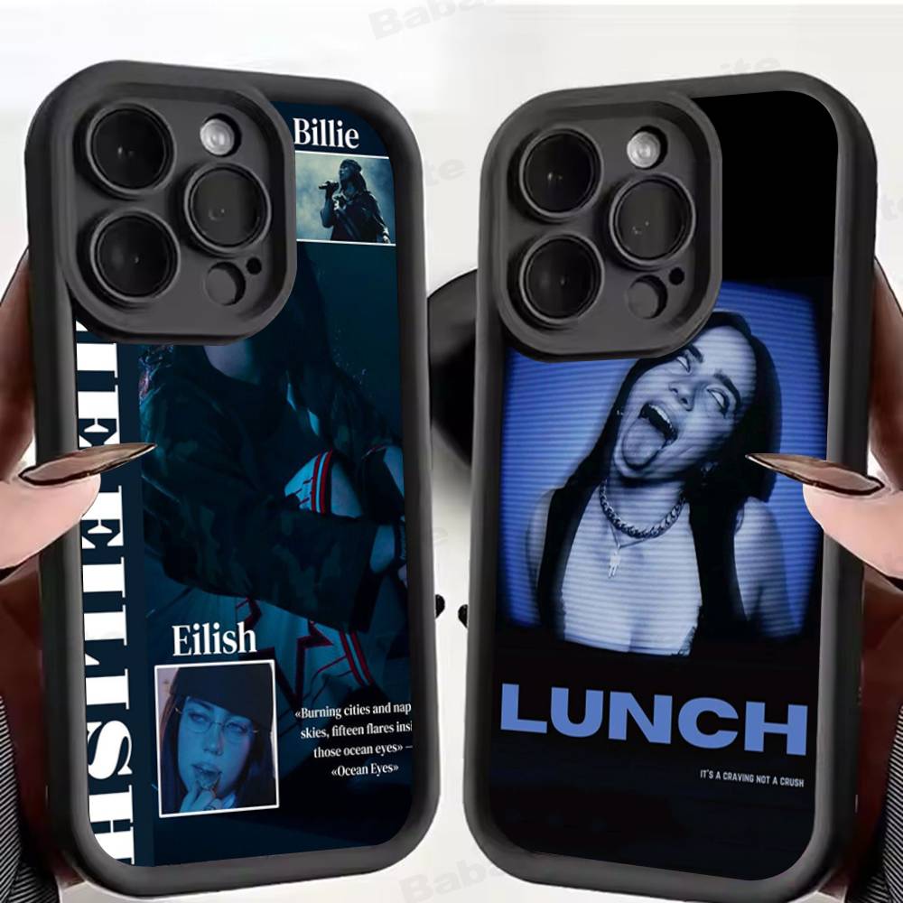 Pop E-Eilish Star B-billie Handyhülle Für IPhone 17 16 15 14 13 12 11 Pro Max 16E Plus INS Weiche Hülle