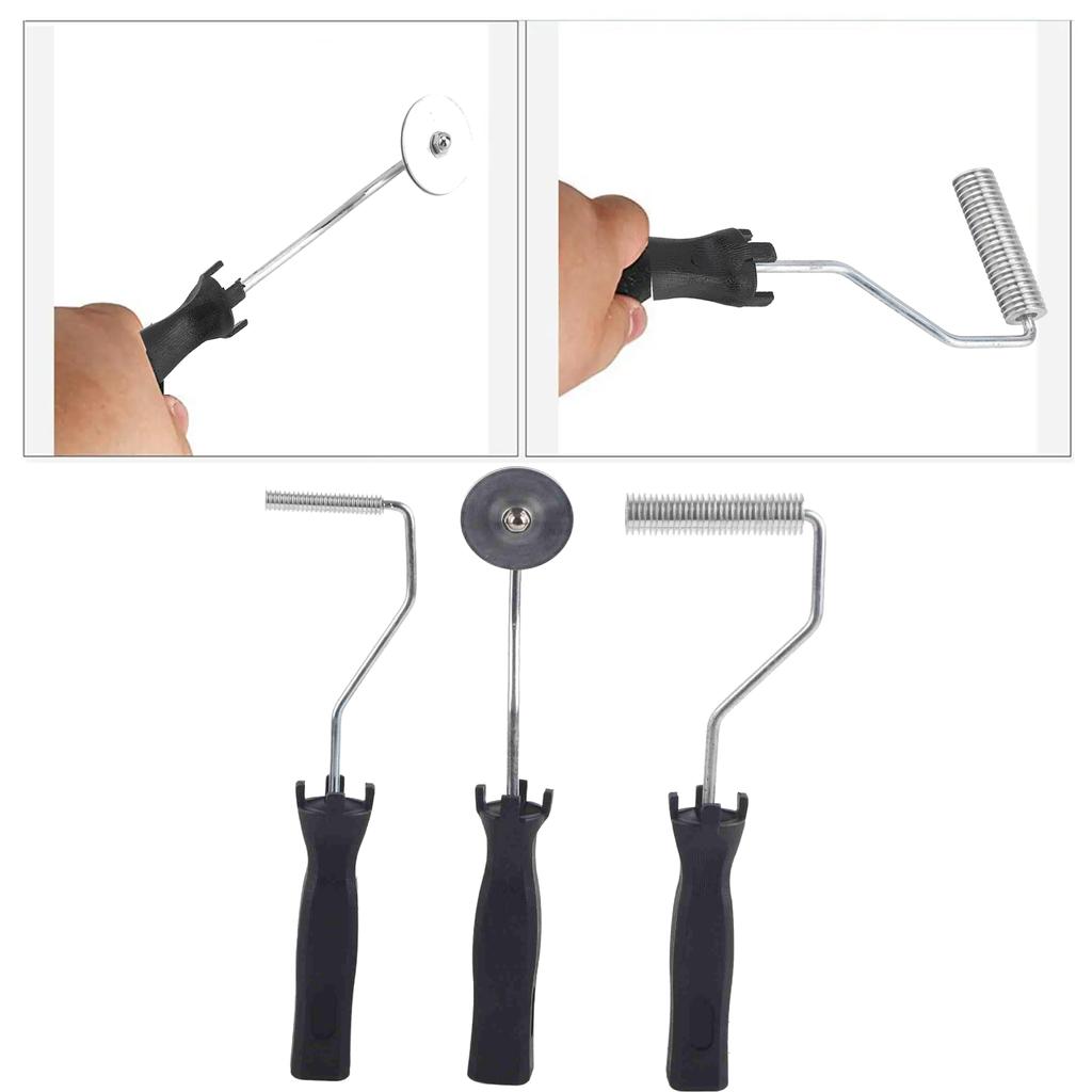 Roller Bubble Handle Brushes Tool Set Tub Shower Bathtub Fiberglass Resin For GRP Bubble Roller for Projects