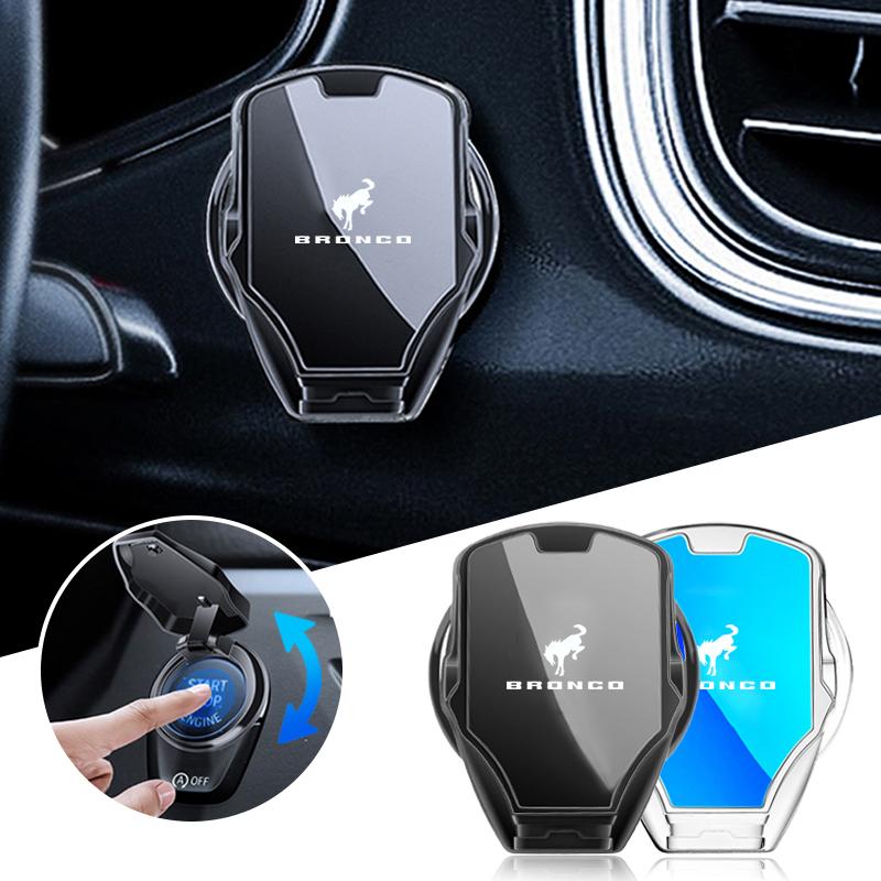 New Car Engine Start Stop Switch Button Cover Ignition Cover For Ford Bronco STLine Focus MK2 MK3 MK4 Mustang GT SHELBY Mondeo
