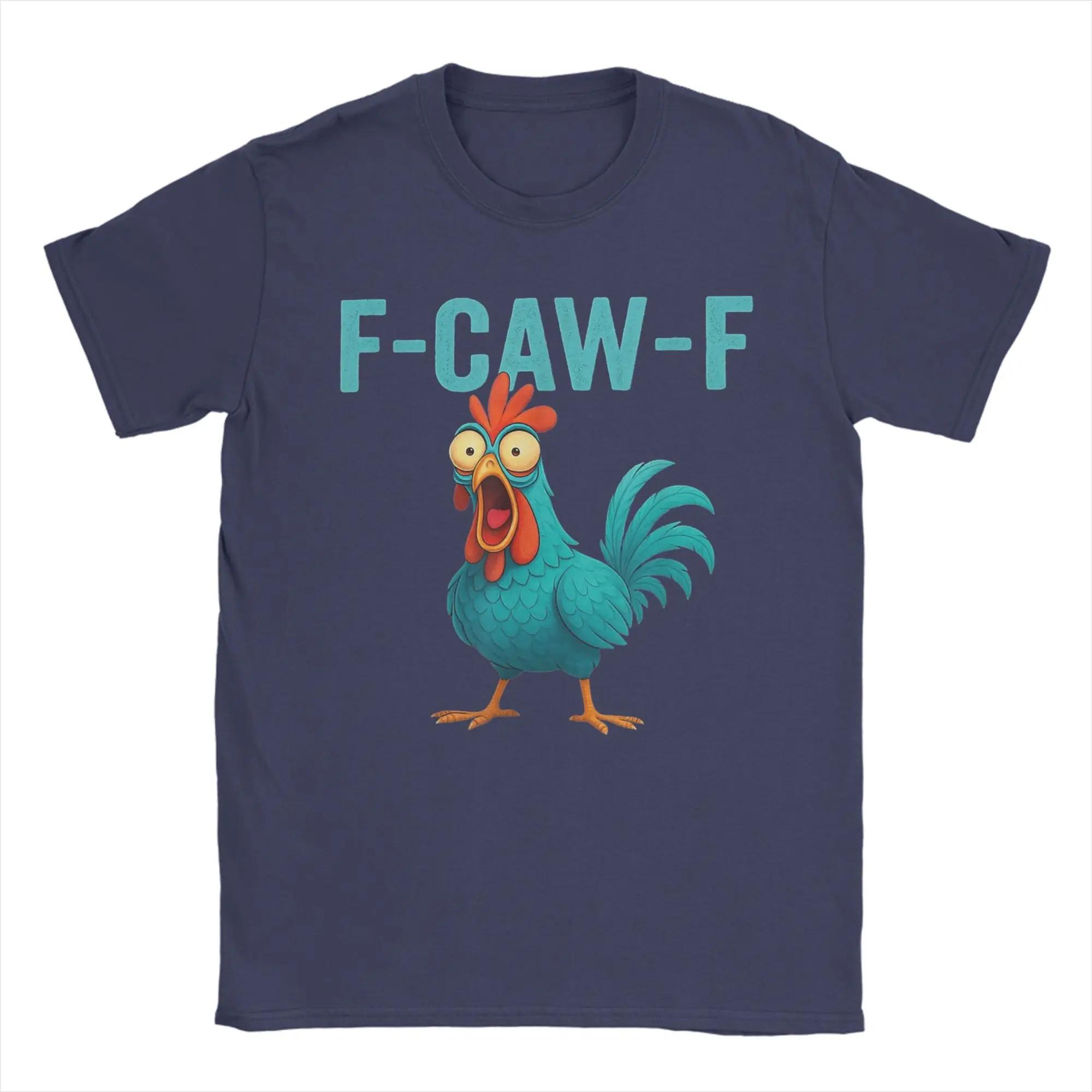 Mens Womens Funny FCawF Chicken FCAWF Shirt 100 Cotton New Arrival Tee Shirts Top Clothing 4XL