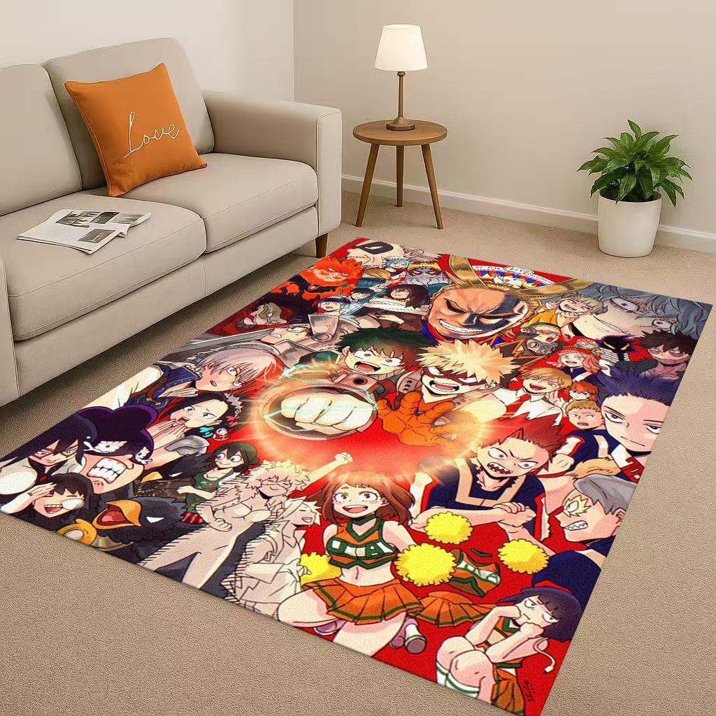 Anime My Hero Academia Bakugou Deku Kreskówka Salon Antypoślizgowy Dywanik Dywan do Sypialni Pokoju Zabaw Sofa, Dekoracja Domu Wycieraczka