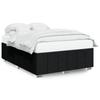 VidaXL Cadre de lit sans matelas noir 140x190 cm tissu 3284834