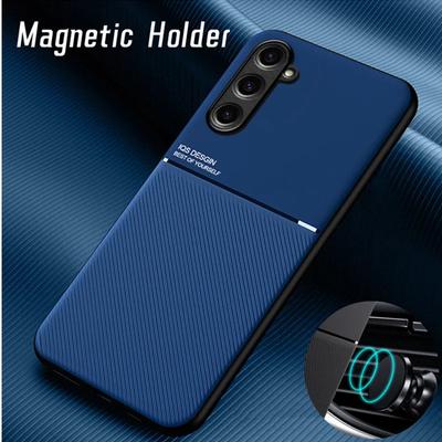 For Samsung Galaxy S25 Edge S24 S23 FE Case Protective Cover For Galaxy S23 Ultra S22 Plus S21 S20 Magnetic Holder Coque Fundas