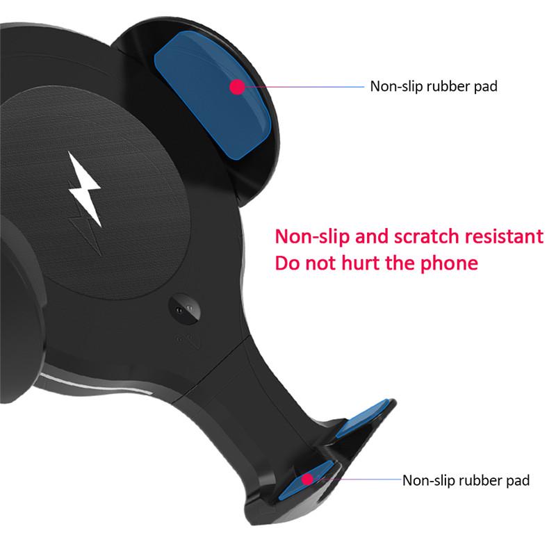 X9 Automatische Induktion Fahrzeug Handy Halterung 10W Outlet Halterung für Fahrzeug Drahtlose Ladegerät