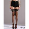 2026 Lårhöga Strumpor Genomskinliga Spets Stay-Up Strumpor Tights Strumpbyxor för Kvinnor 5 Färgval