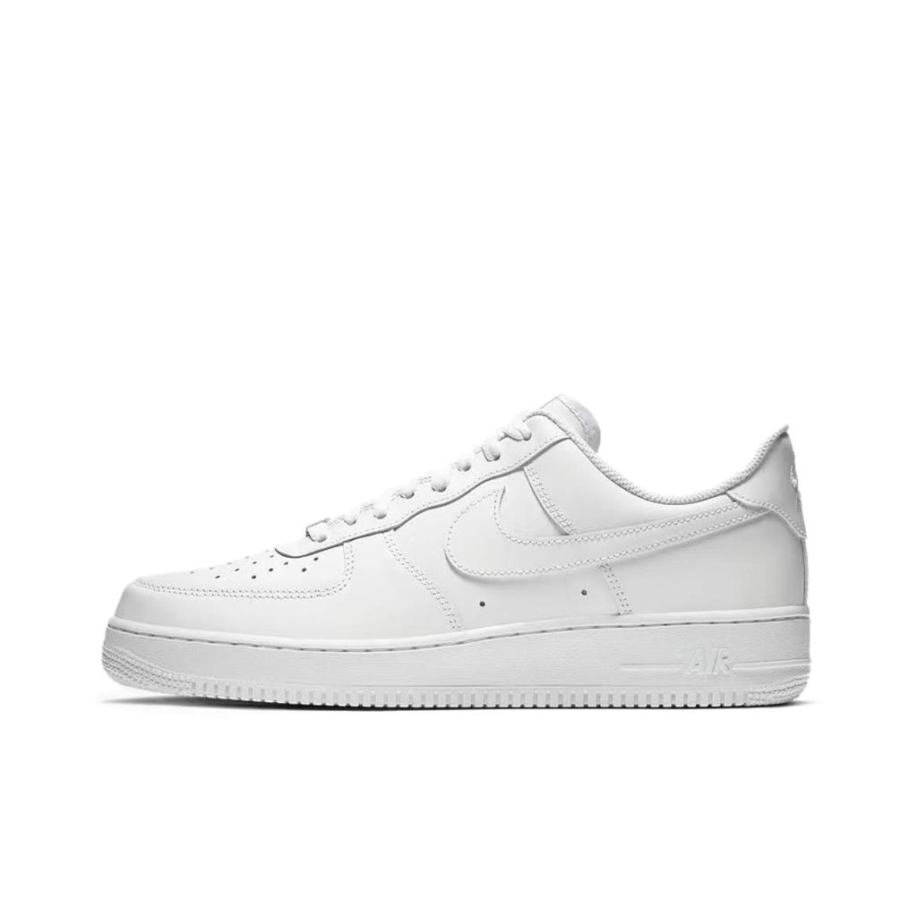 Nike Air Force 1 Distressed Dream Cow Leather Abrasion Resistant Low top Skateboard Shoes Unisex Black White CW2288-111(Team997-)