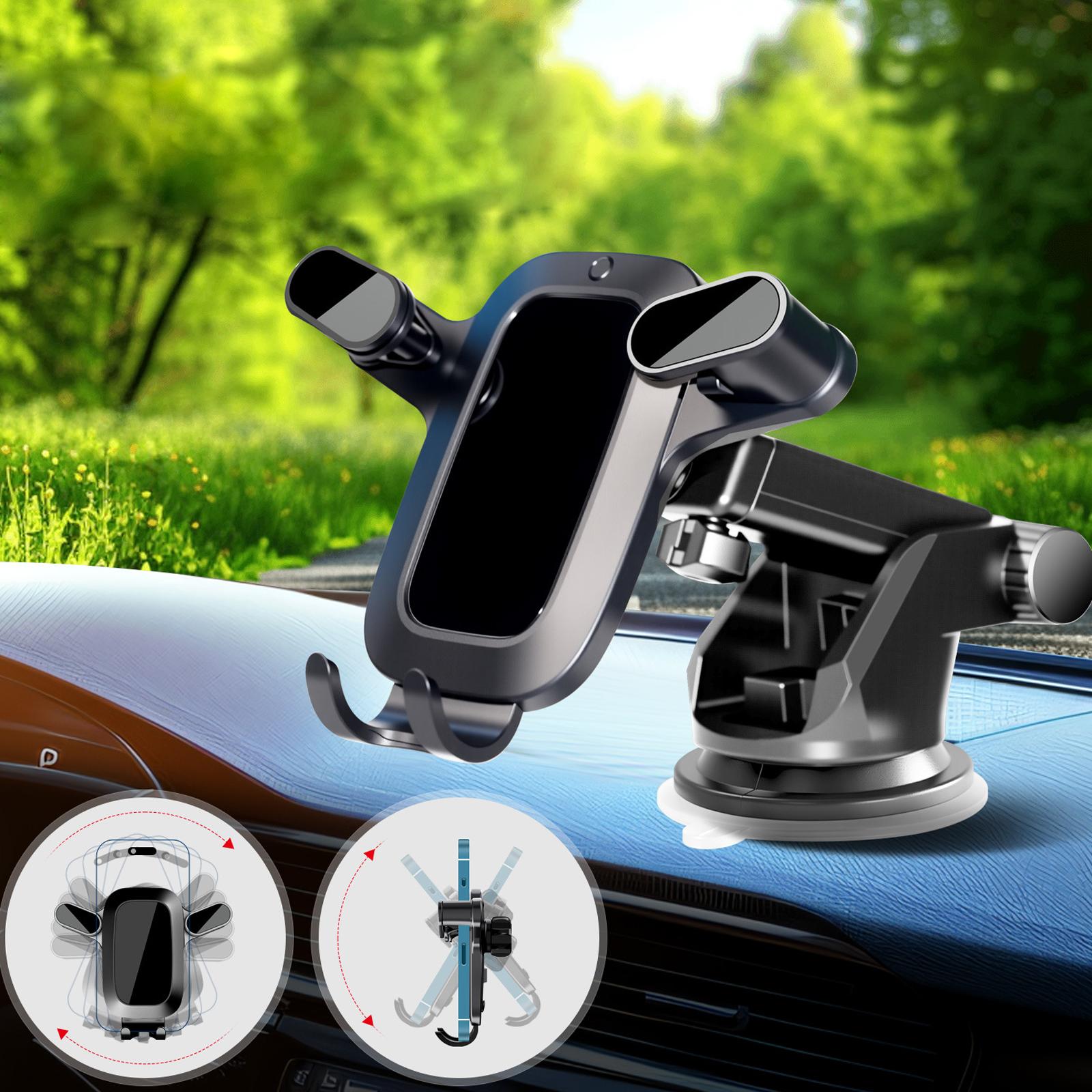 Car Mobile Phone Navigation Holder Car Holder Hook Spiral Hook Universal - Suction Cup One Size
