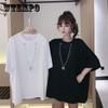 Sweatshirt Butterfly Metal Chain T-shirt Short-sleeved Women's Spring and Summer Thin Student Tops Hoodies